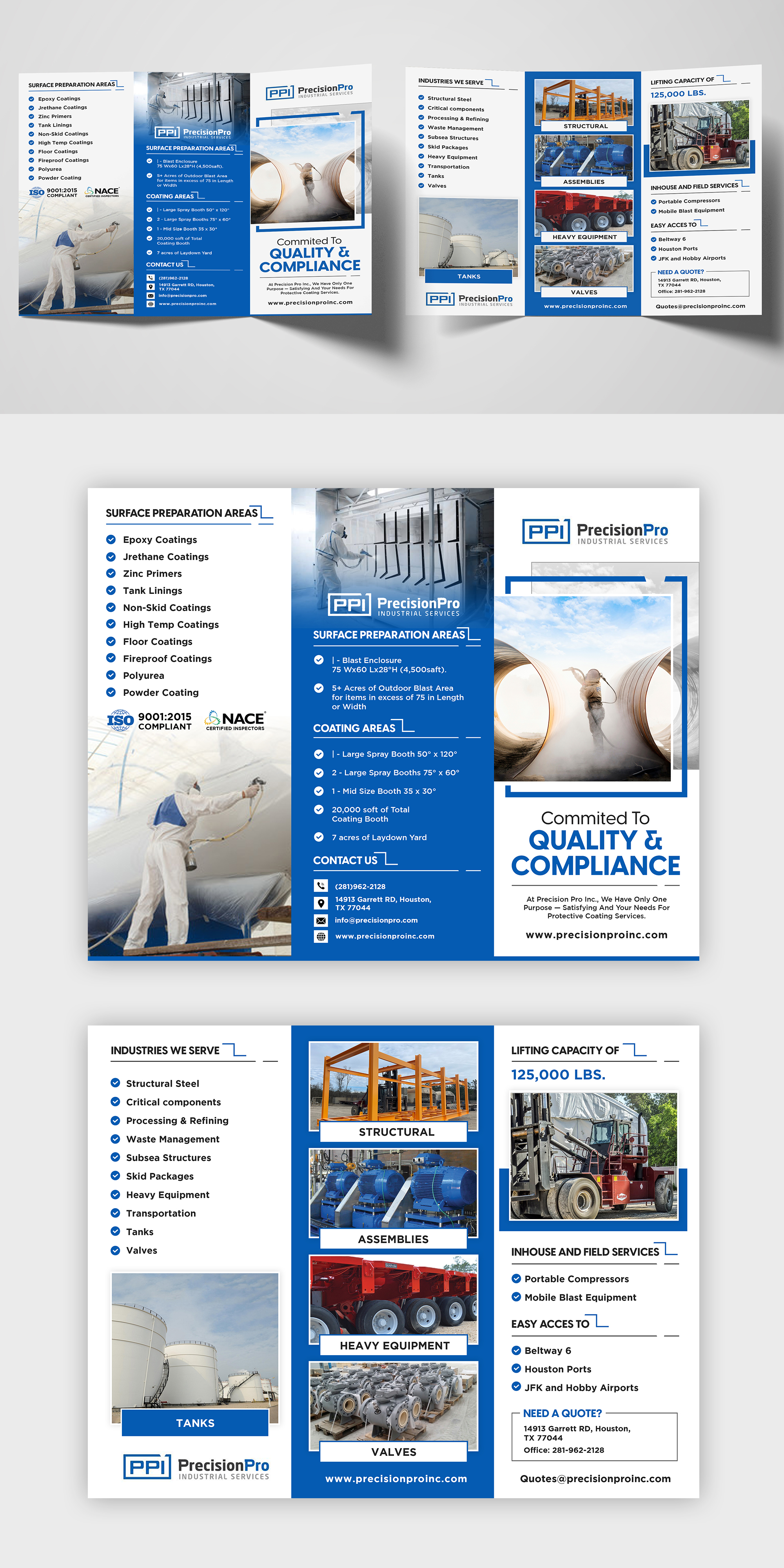 Design de Flyer par debdesign pour Precision Pro Inc | Design #28739917