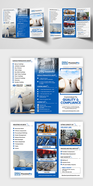 Design de Flyer par debdesign pour Precision Pro Inc | Design : #28739917