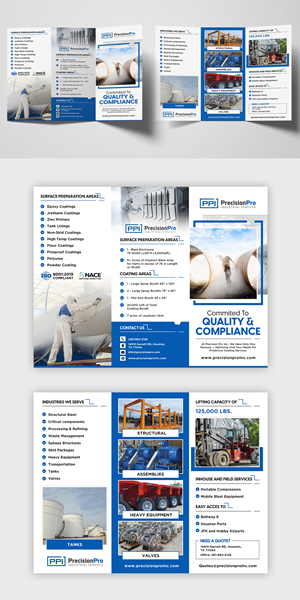 Design de Flyer par debdesign pour Precision Pro Inc | Design : #28739918