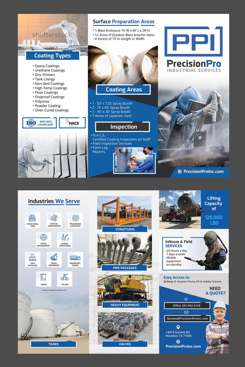 Flyer Design by DA. for Precision Pro Inc | Design #28757505