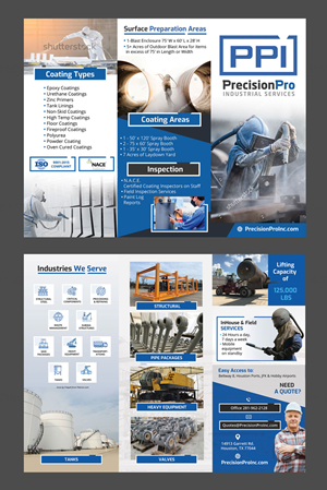Design de Flyer par DA. pour Precision Pro Inc | Design : #28757505