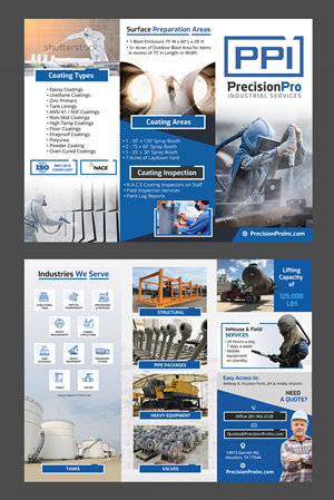 Design de Flyer par DA. pour Precision Pro Inc | Design : #28763997