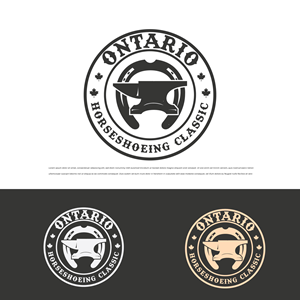 Logo Design by ILLUSTRATOR PRO for Ontario Farrier’s Association  | Design: #28773285