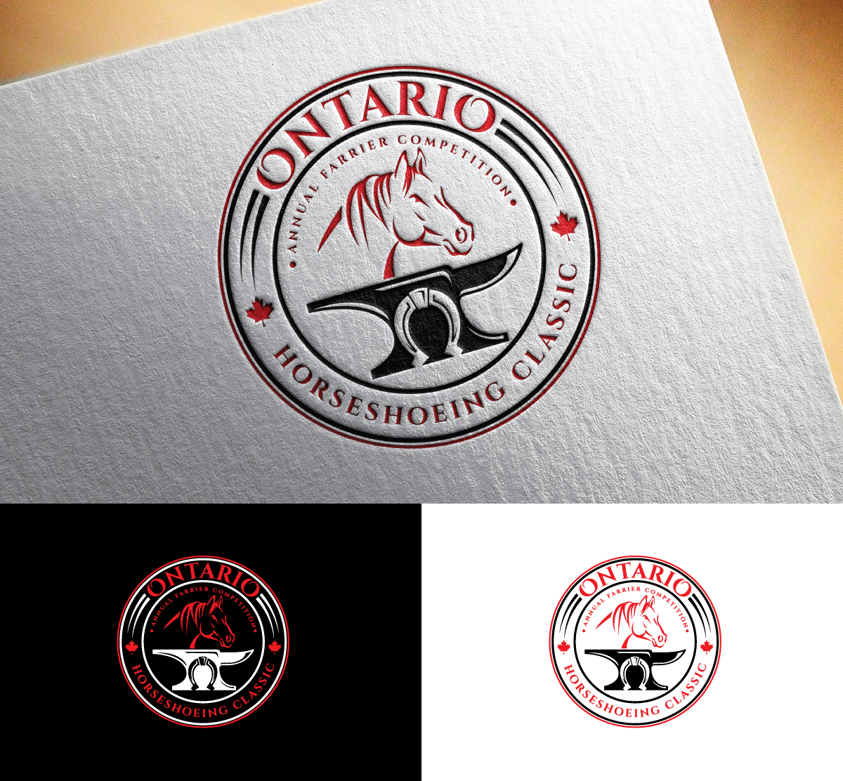 Logo Design by Logo Stock for Ontario Farrier’s Association  | Design #28740510