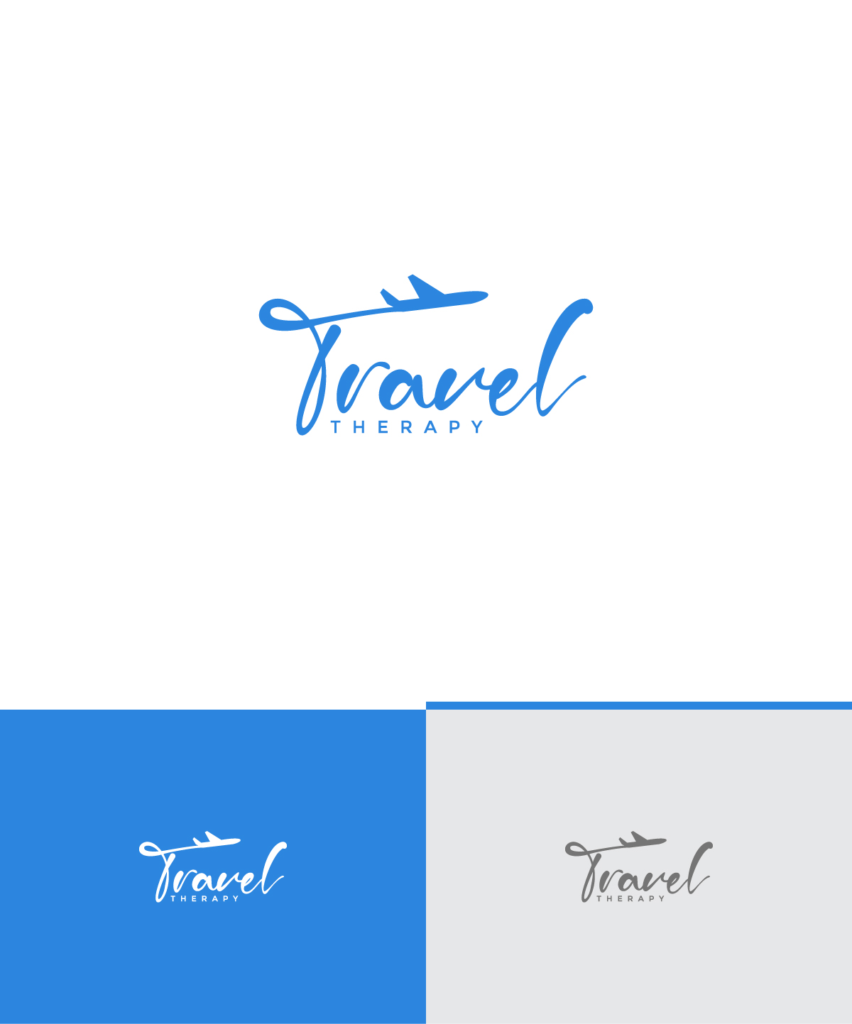 Logo Design by ecorokerz for Travel Therapy | Design #28739064