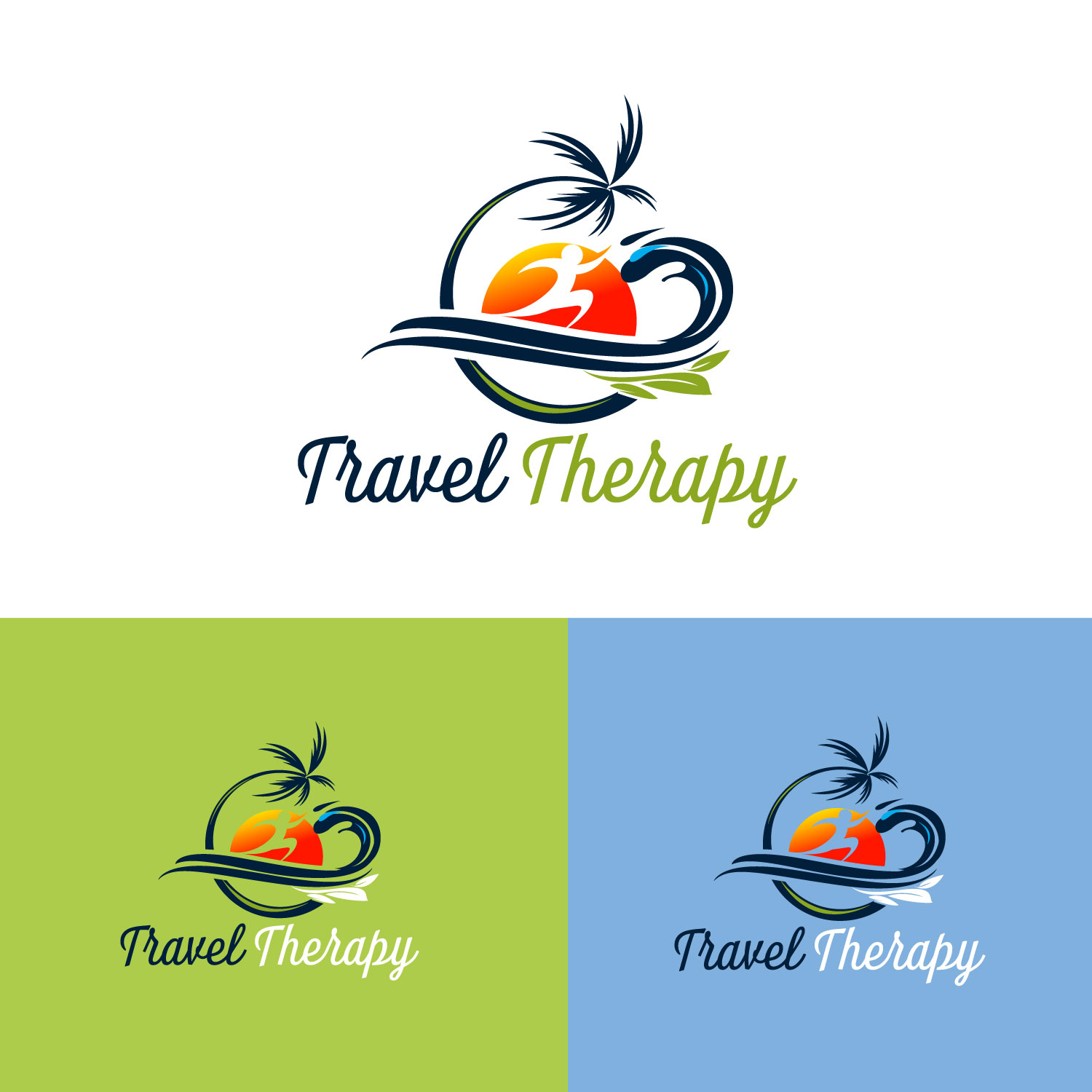 Logo Design by webeezine for Travel Therapy | Design #28740517