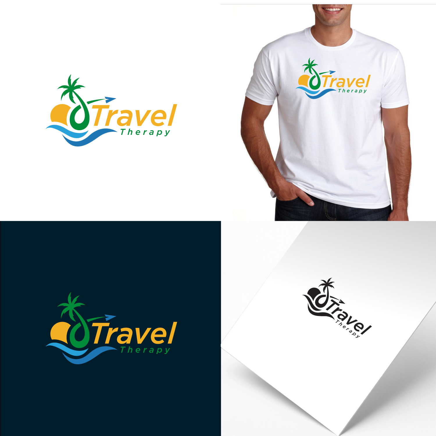 Logo Design by webeezine for Travel Therapy | Design #28746303