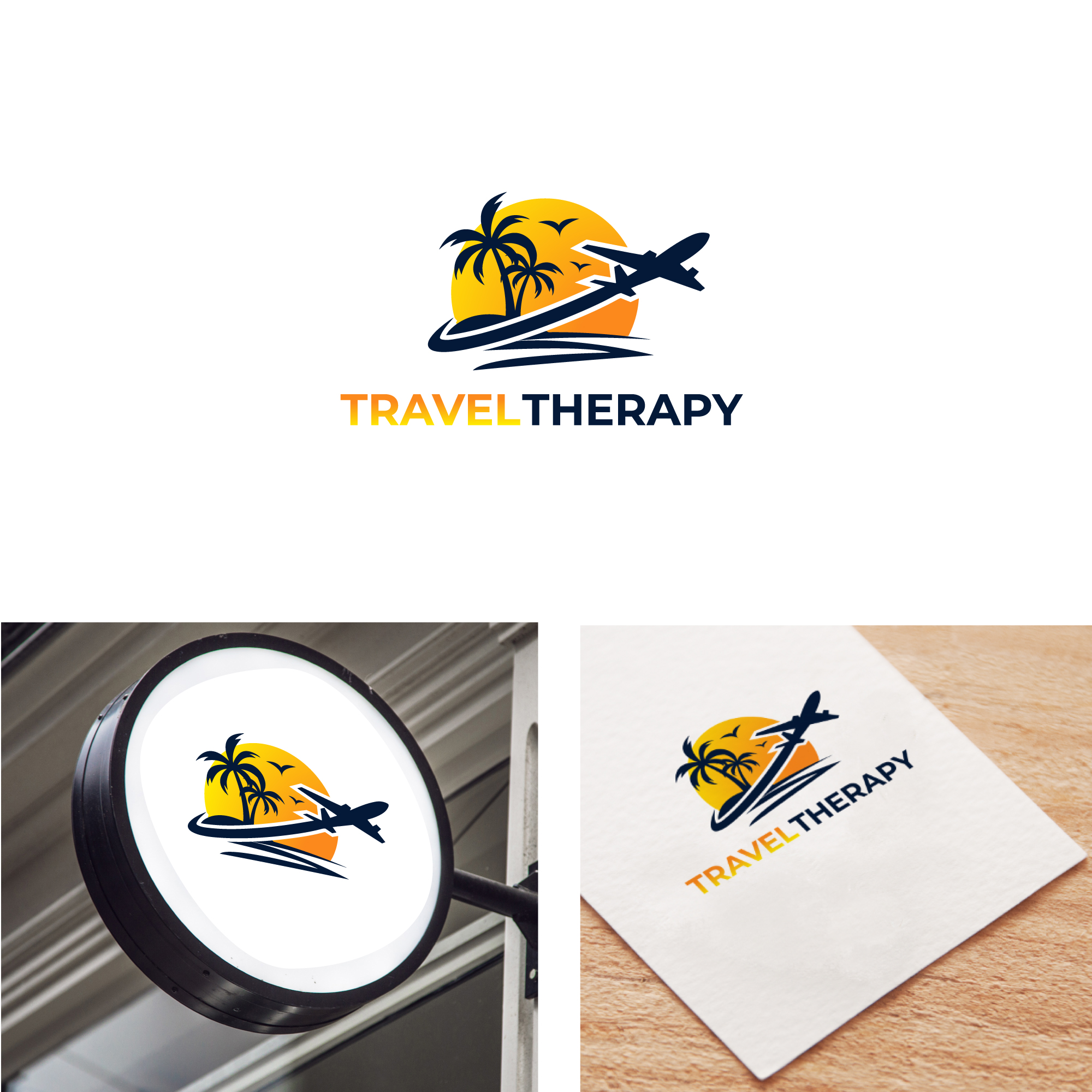 Logo-Design von webeezine für Travel Therapy | Design #28761792