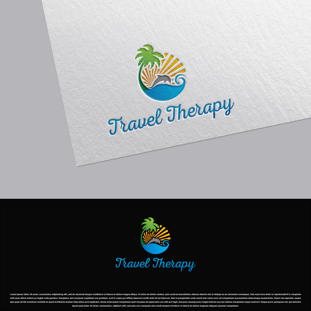 Logo Design by DesignDUO for Travel Therapy | Design #28764665