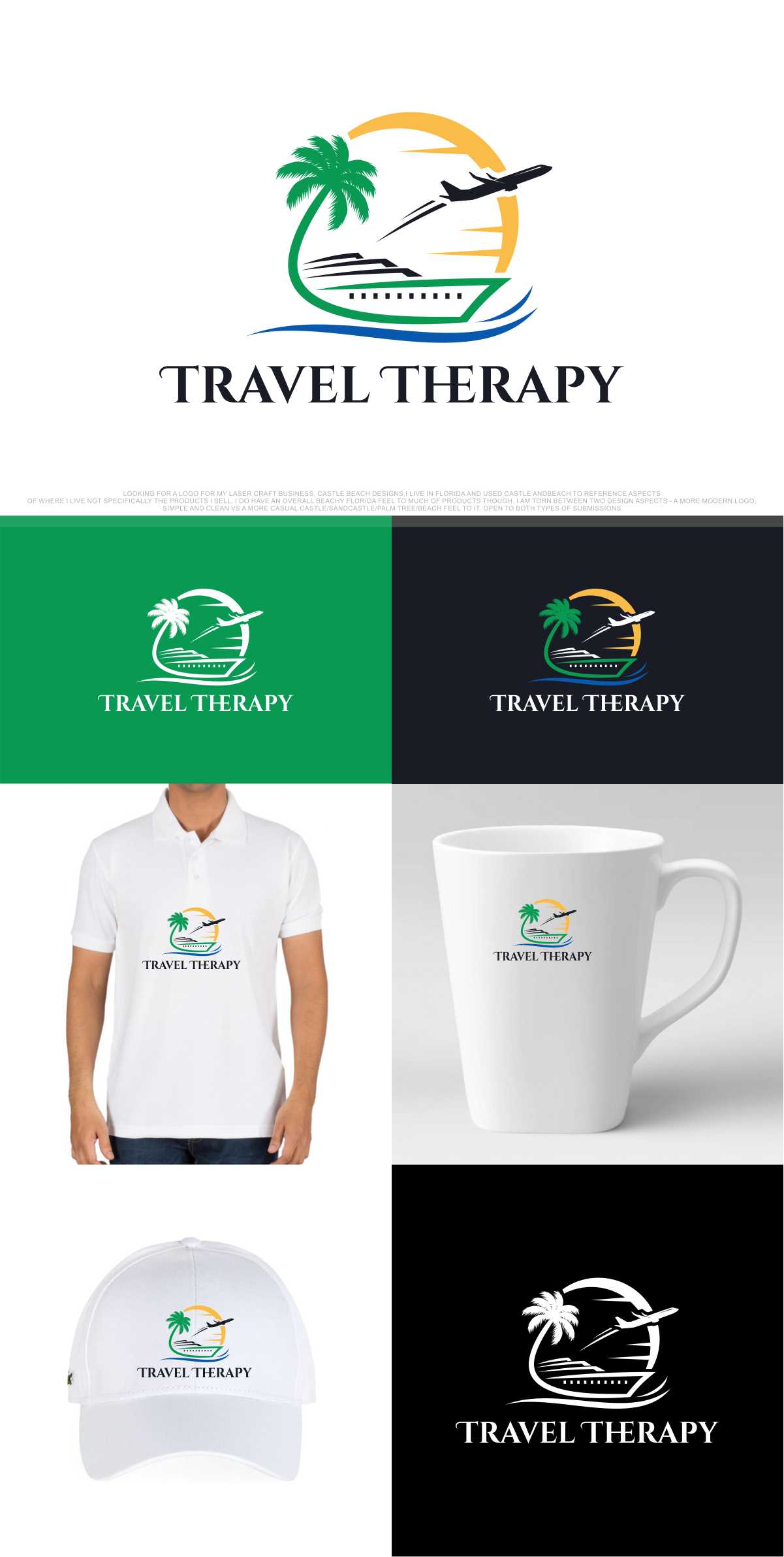 Logo Design by KajalRekha for Travel Therapy | Design #28743595