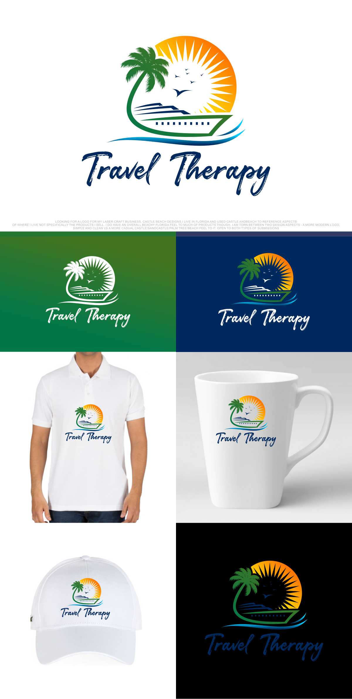 Logo Design by KajalRekha for Travel Therapy | Design #28743596