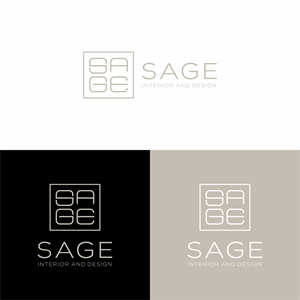 Sage (being the main word ) - then in smaller text - Interior and Design | Logo Design by achil78