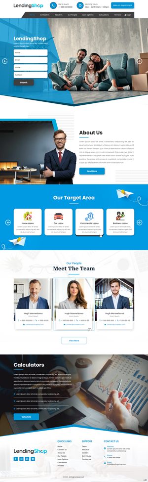 LendingShop Website design, we are a home loan / lending company | Web-Design von pb