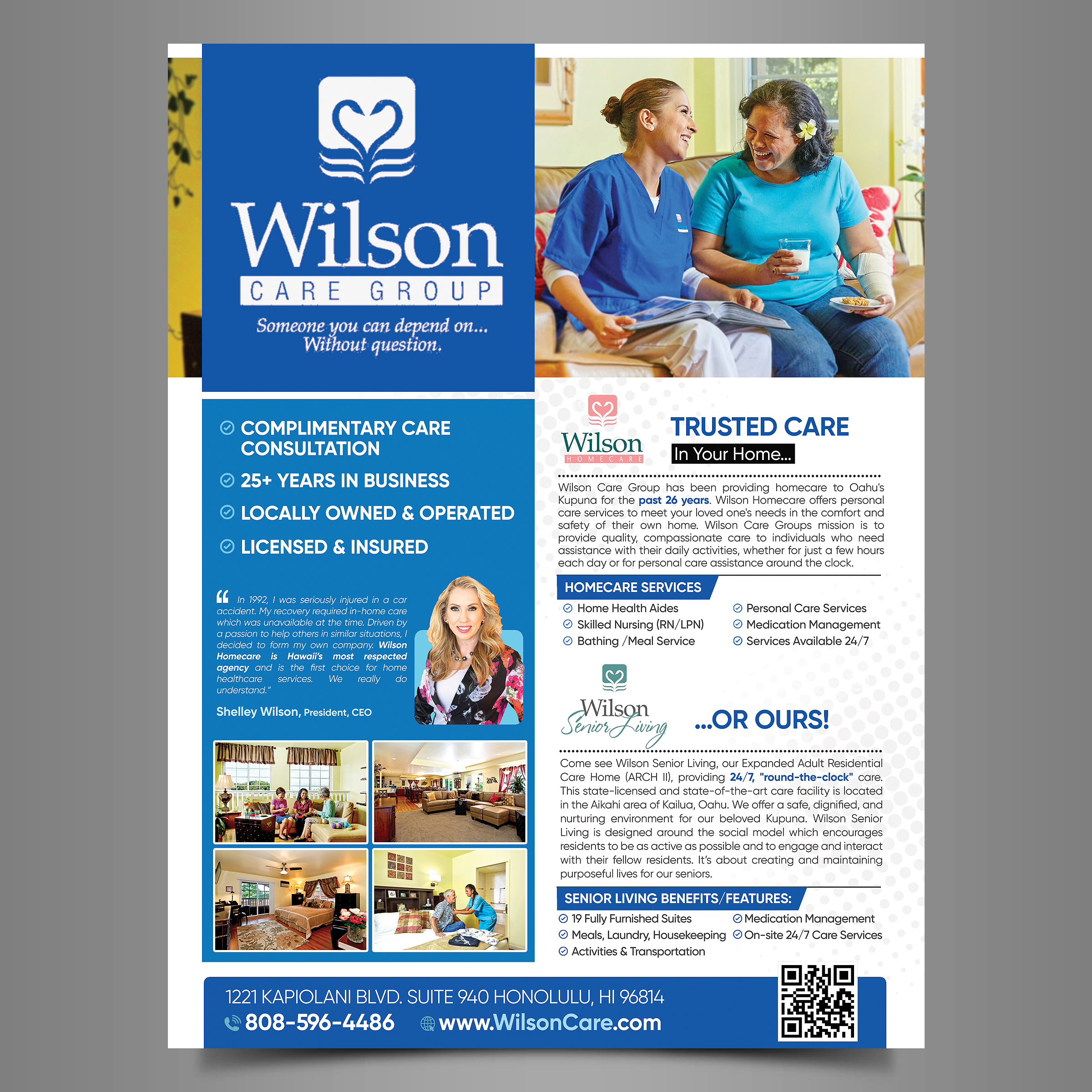 Flyer Design by Designers Hub for Wilson Care Group | Design #28775601