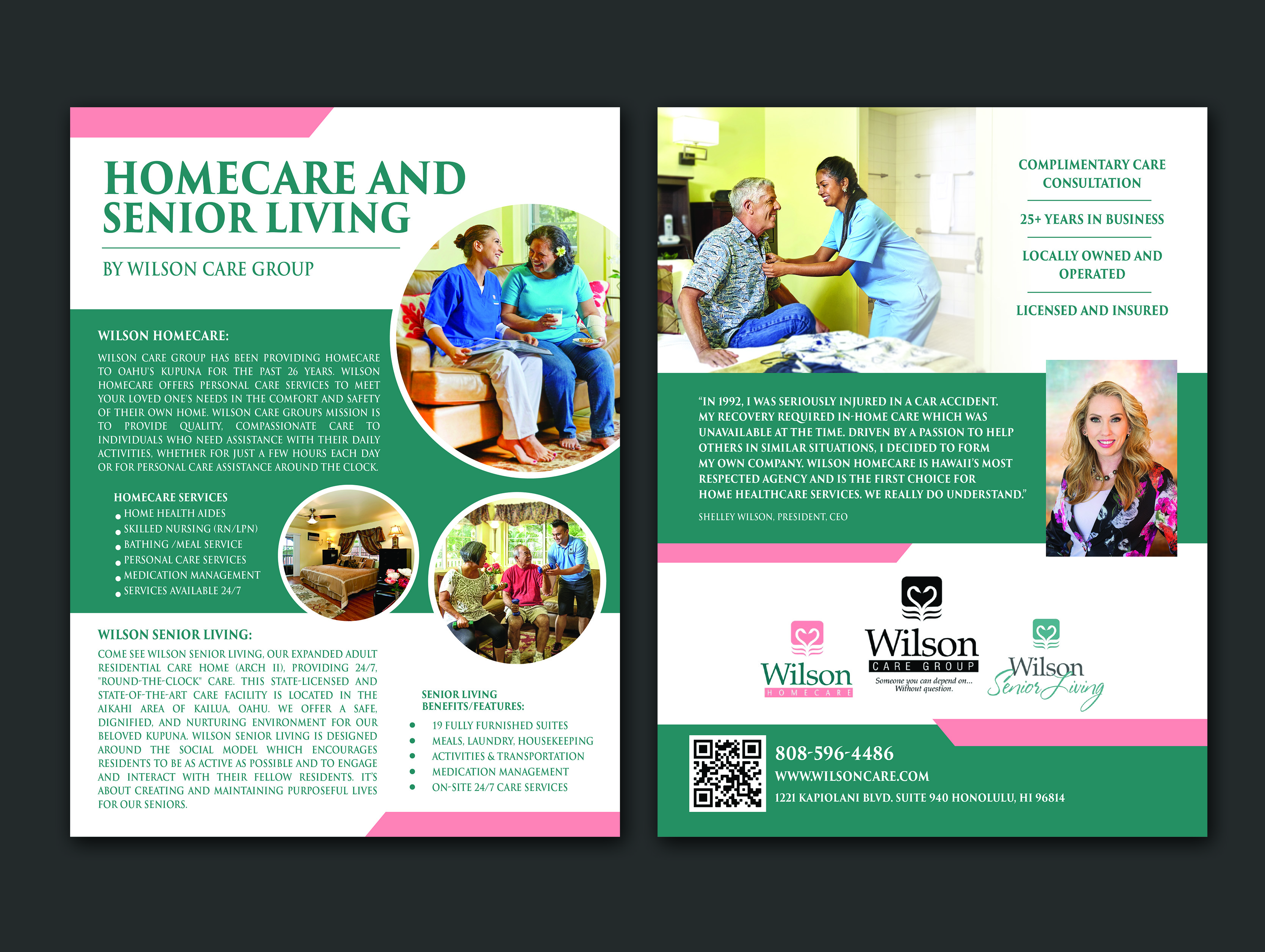 Flyer Design by Graphicat for Wilson Care Group | Design #28749954