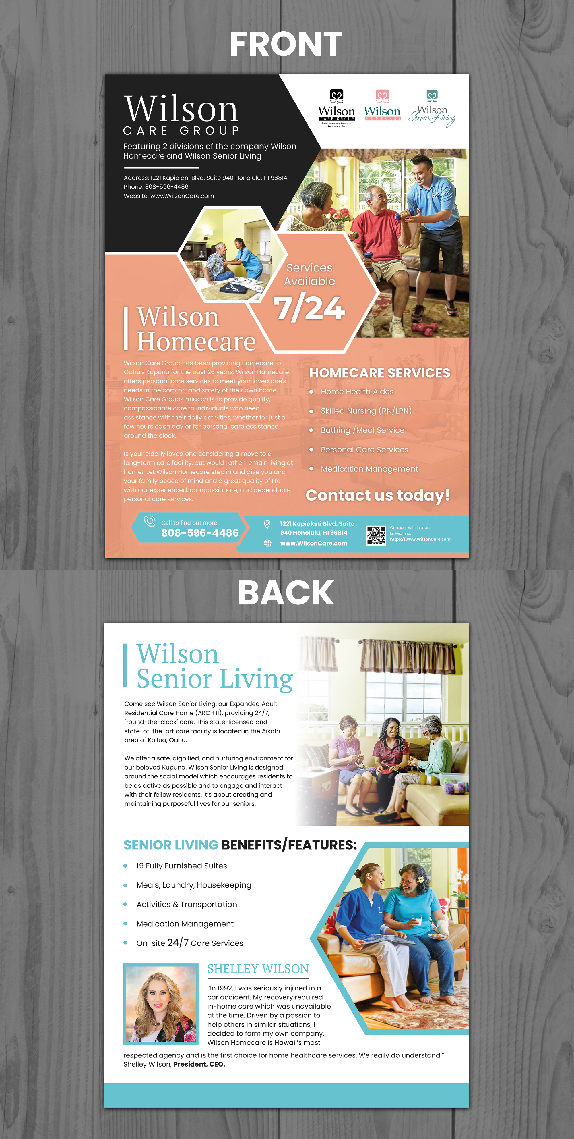 Flyer Design by AQKhan for Wilson Care Group | Design #28753971