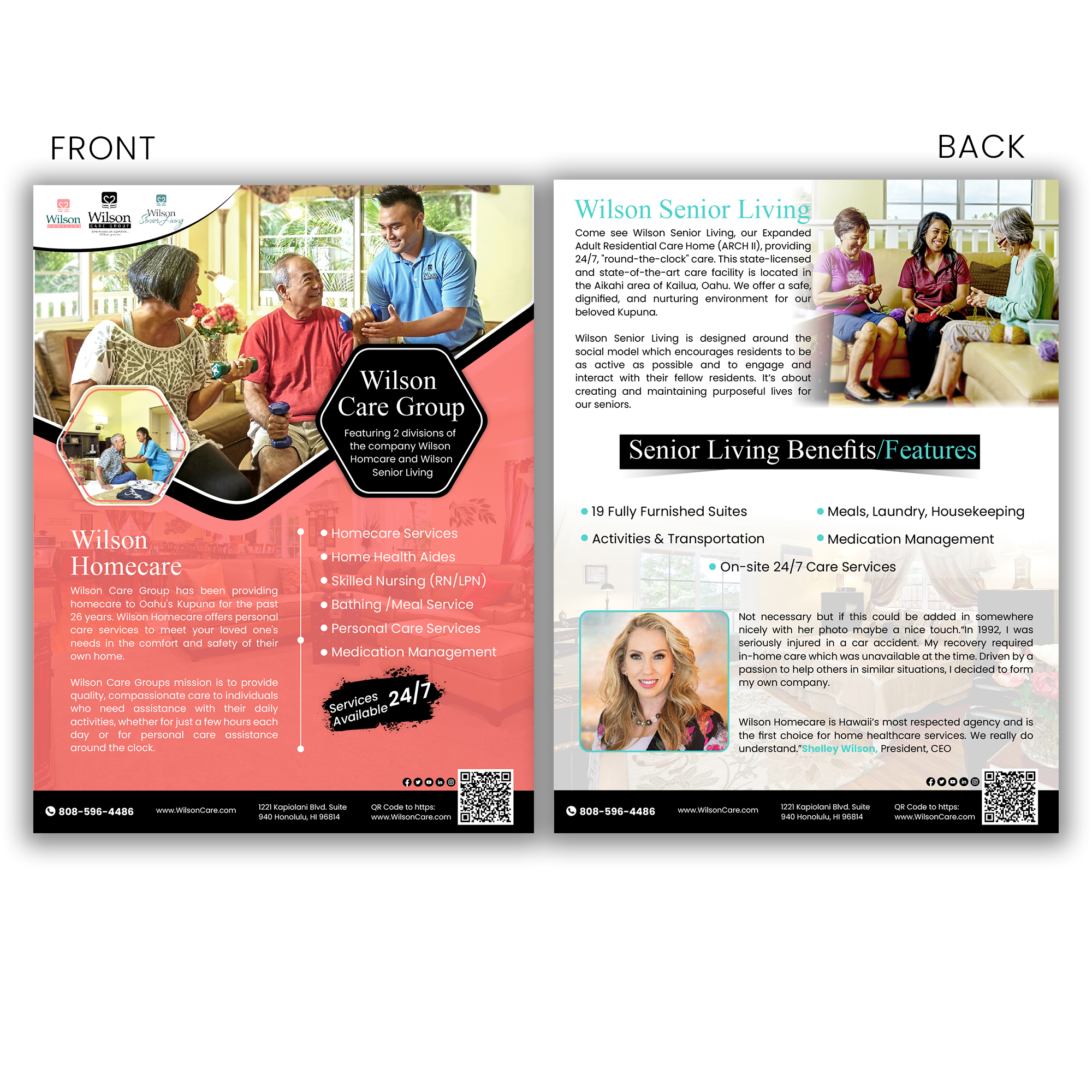 Flyer Design by AQKhan for Wilson Care Group | Design #28754452