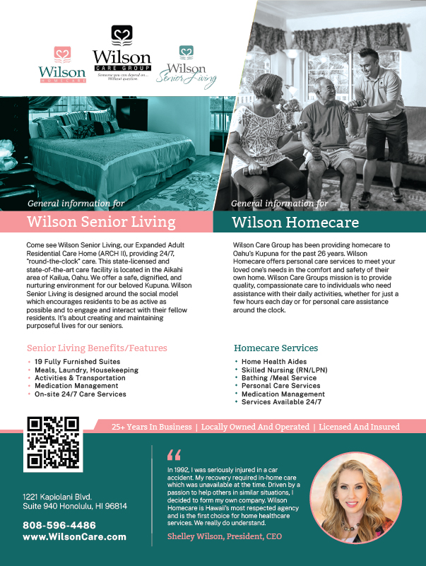 Design de Flyer par JK18 pour Wilson Care Group | Design #28763702