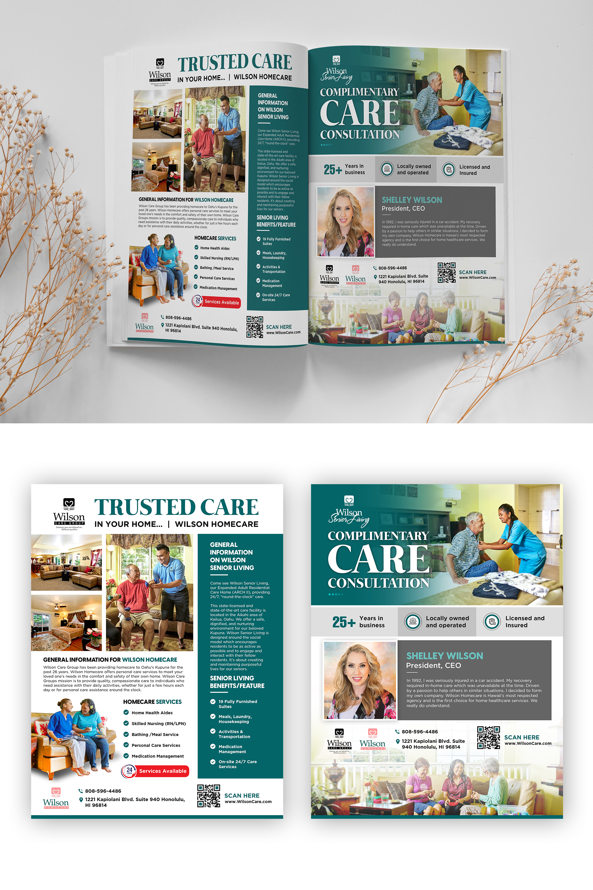 Diseño de Flyer por debdesign para Wilson Care Group | Diseño #28758292