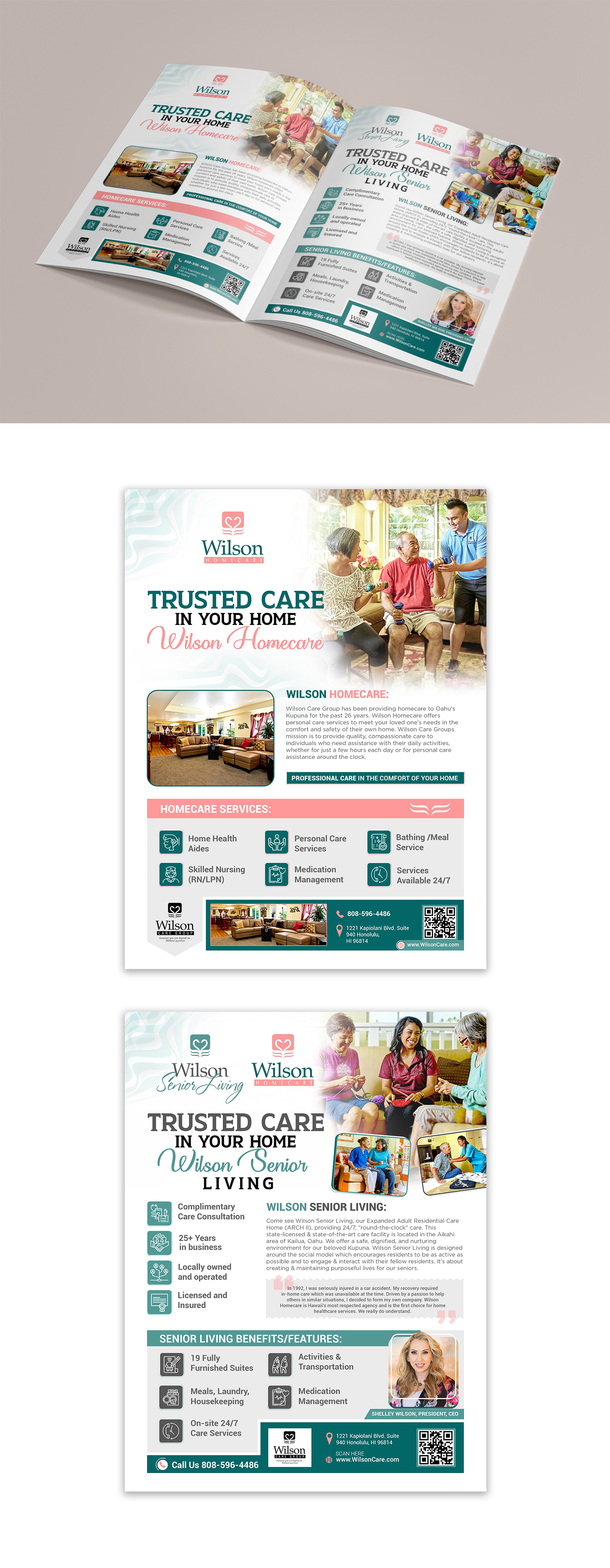 Diseño de Flyer por debdesign para Wilson Care Group | Diseño #28758706
