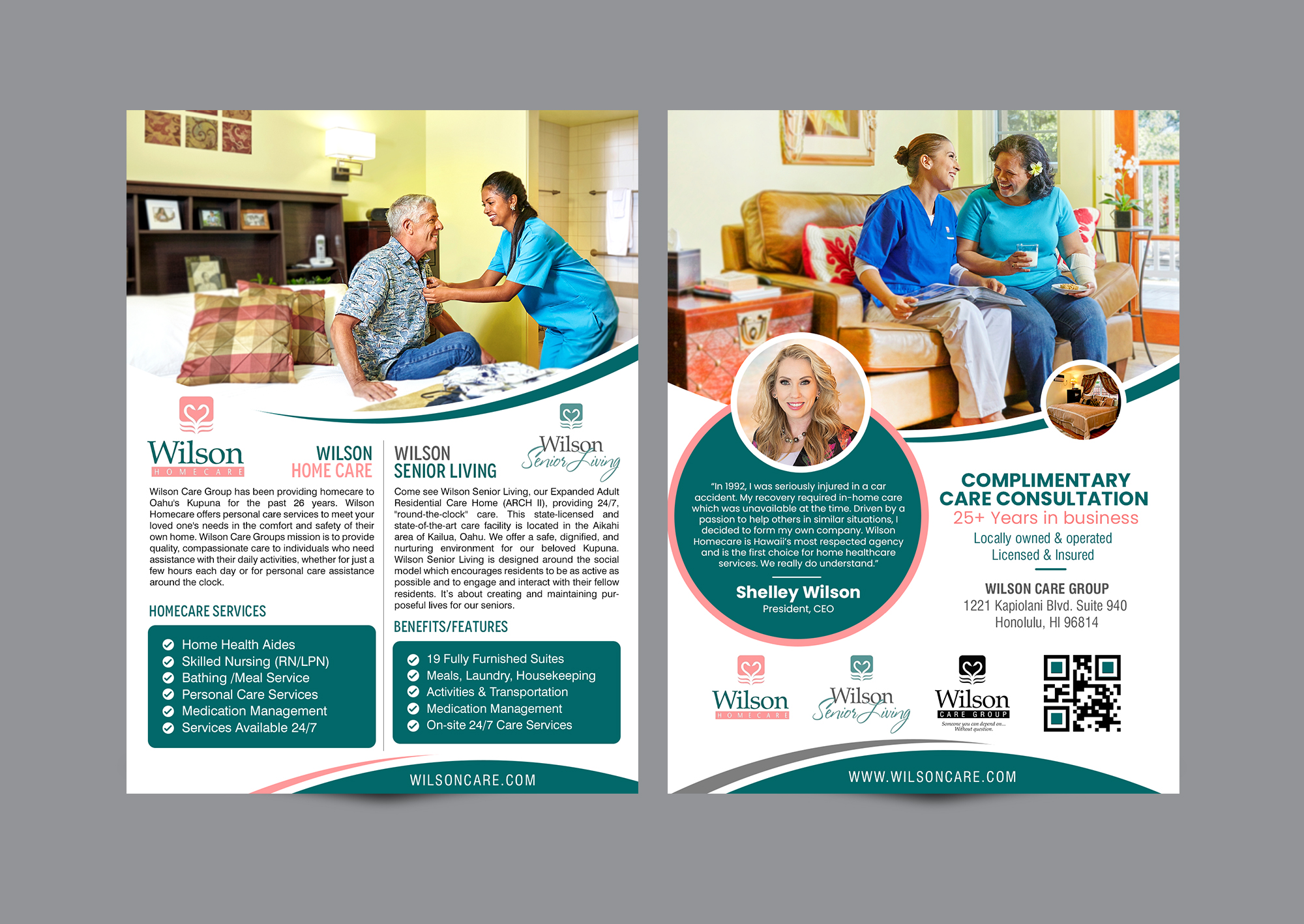 Diseño de Flyer por chandrayaan.creative para Wilson Care Group | Diseño #28765766