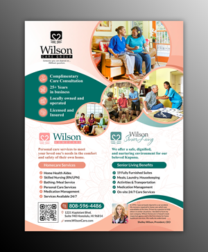 Flyer Design by OwnDesign for Wilson Care Group | Design #28744601