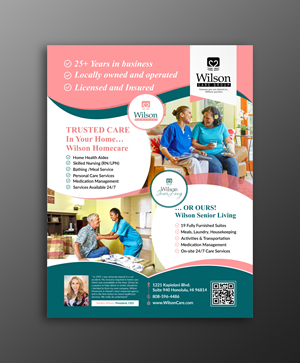 Design de Flyer par ecorokerz pour Wilson Care Group | Design : #28753912