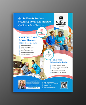 Design de Flyer par ecorokerz pour Wilson Care Group | Design : #28763917