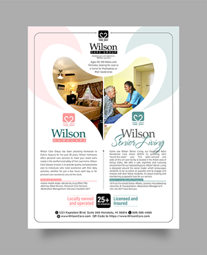 Design de Flyer par atularts pour Wilson Care Group | Design : #28778041