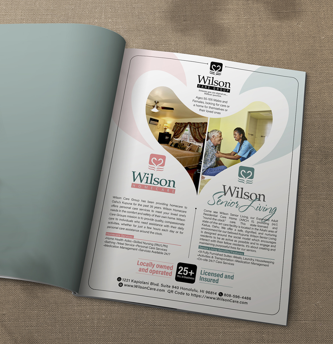Diseño de Flyer por atularts para Wilson Care Group | Diseño #28778042