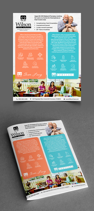 Flyer Design by Graphic Guy for Wilson Care Group | Design #28746697