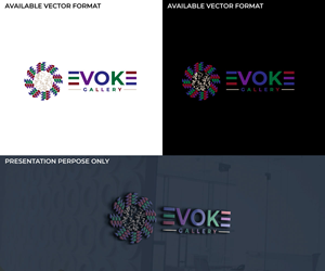Logo Design by RS_Design for Evoke Art Gallery | Design: #28746003
