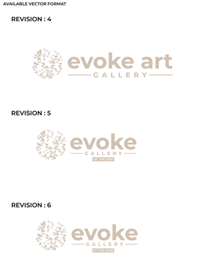 Logo Design by RS_Design for Evoke Art Gallery | Design: #28756090