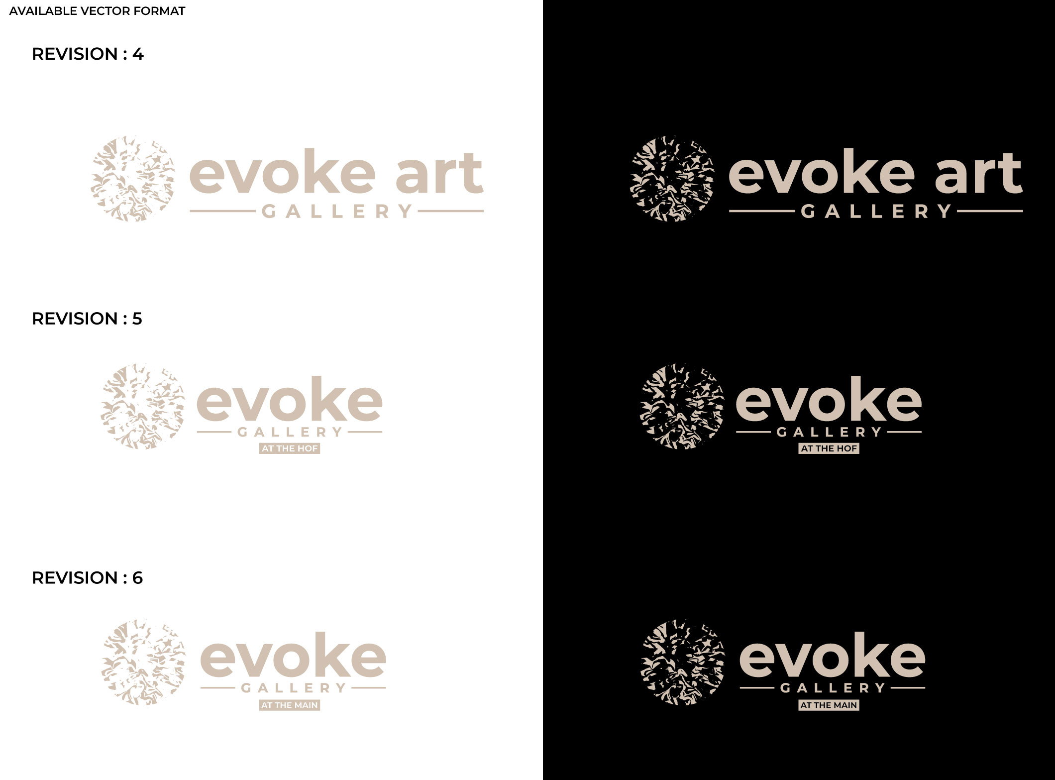 Logo Design by RS_Design for Evoke Art Gallery | Design #28756097