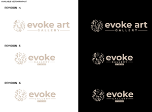 Logo Design by RS_Design for Evoke Art Gallery | Design: #28756097