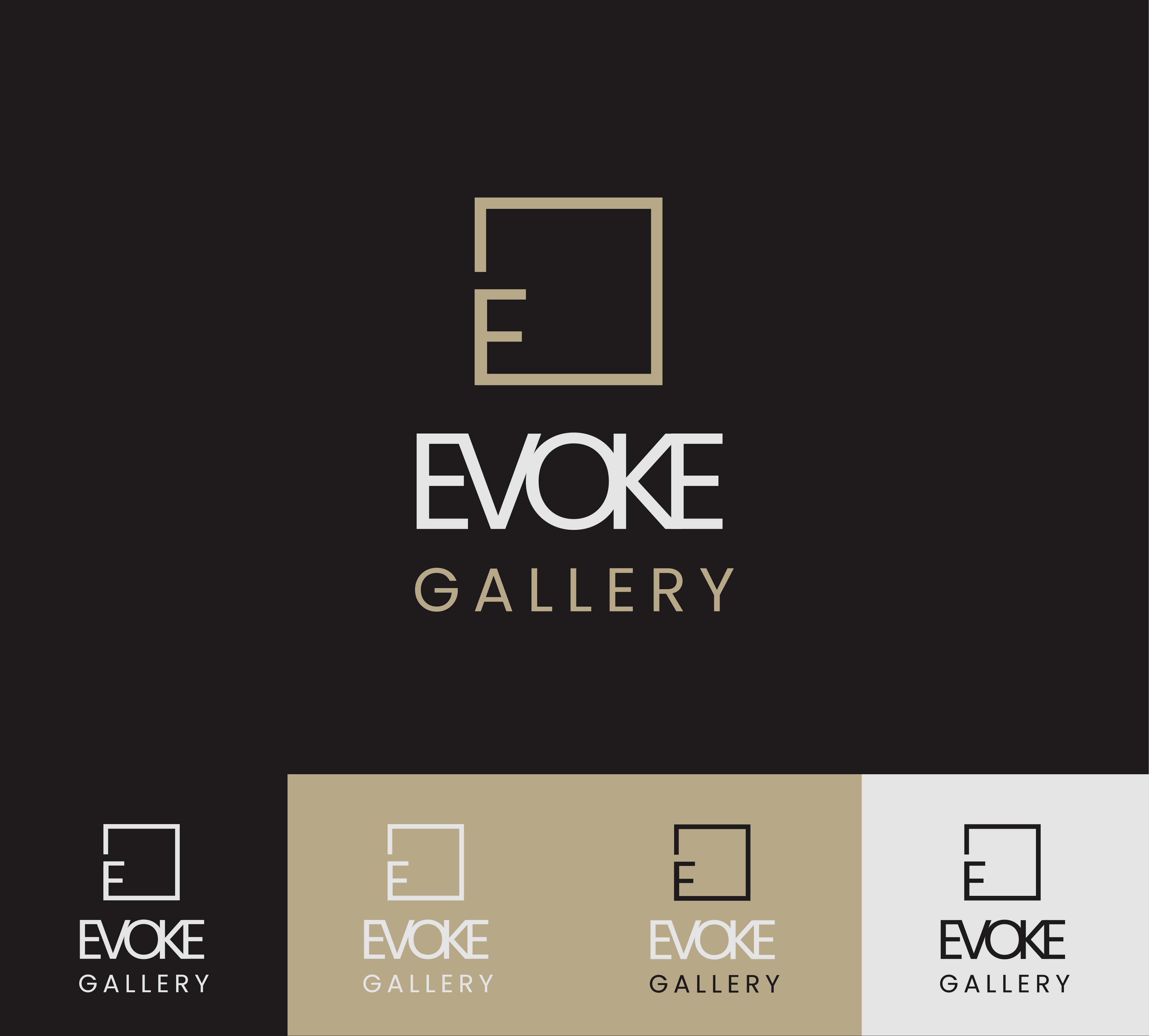 Logo Design by dissenyada for Evoke Art Gallery | Design #28753238