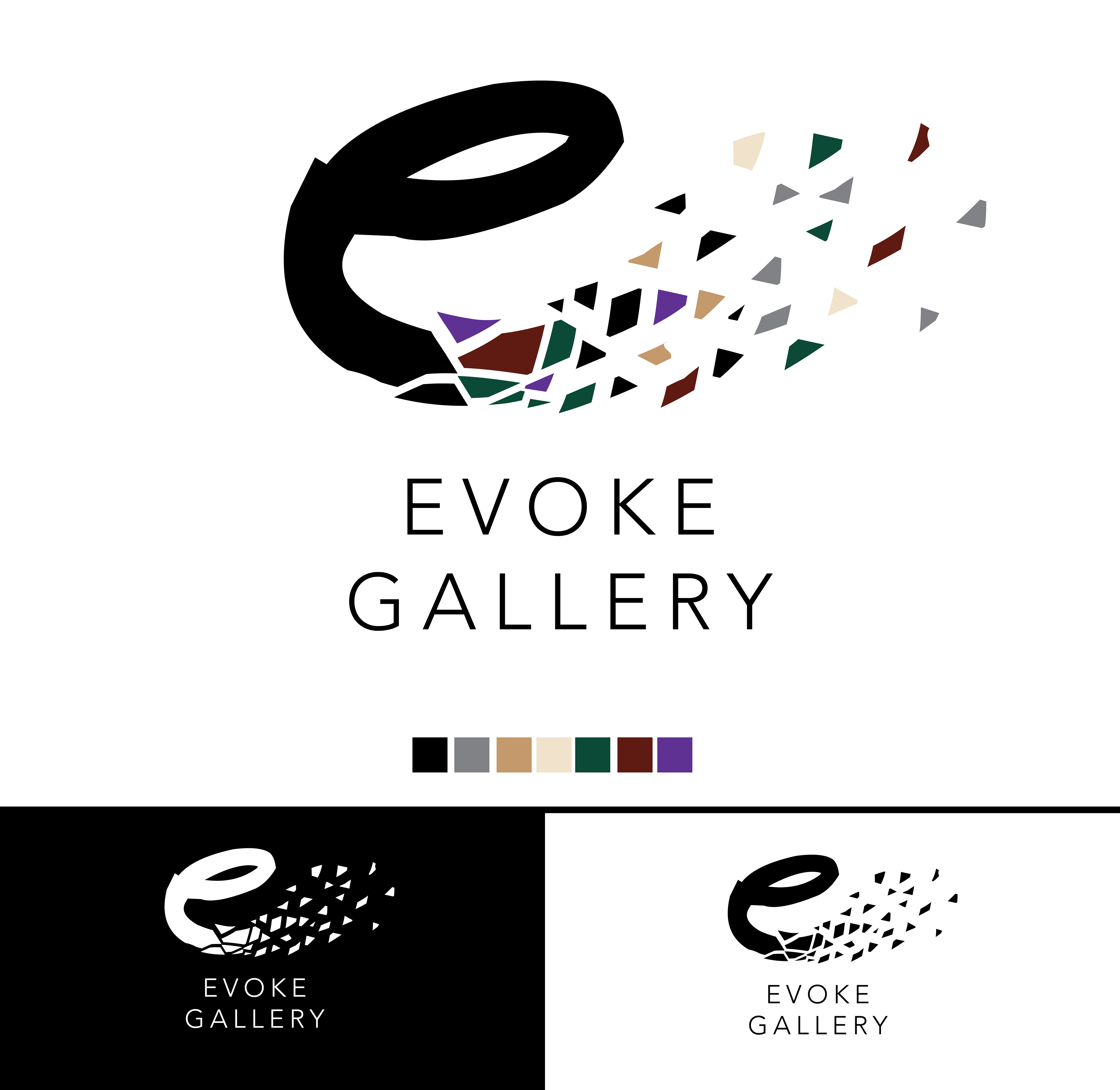 Logo Design by Monsterish for Evoke Art Gallery | Design #28750139