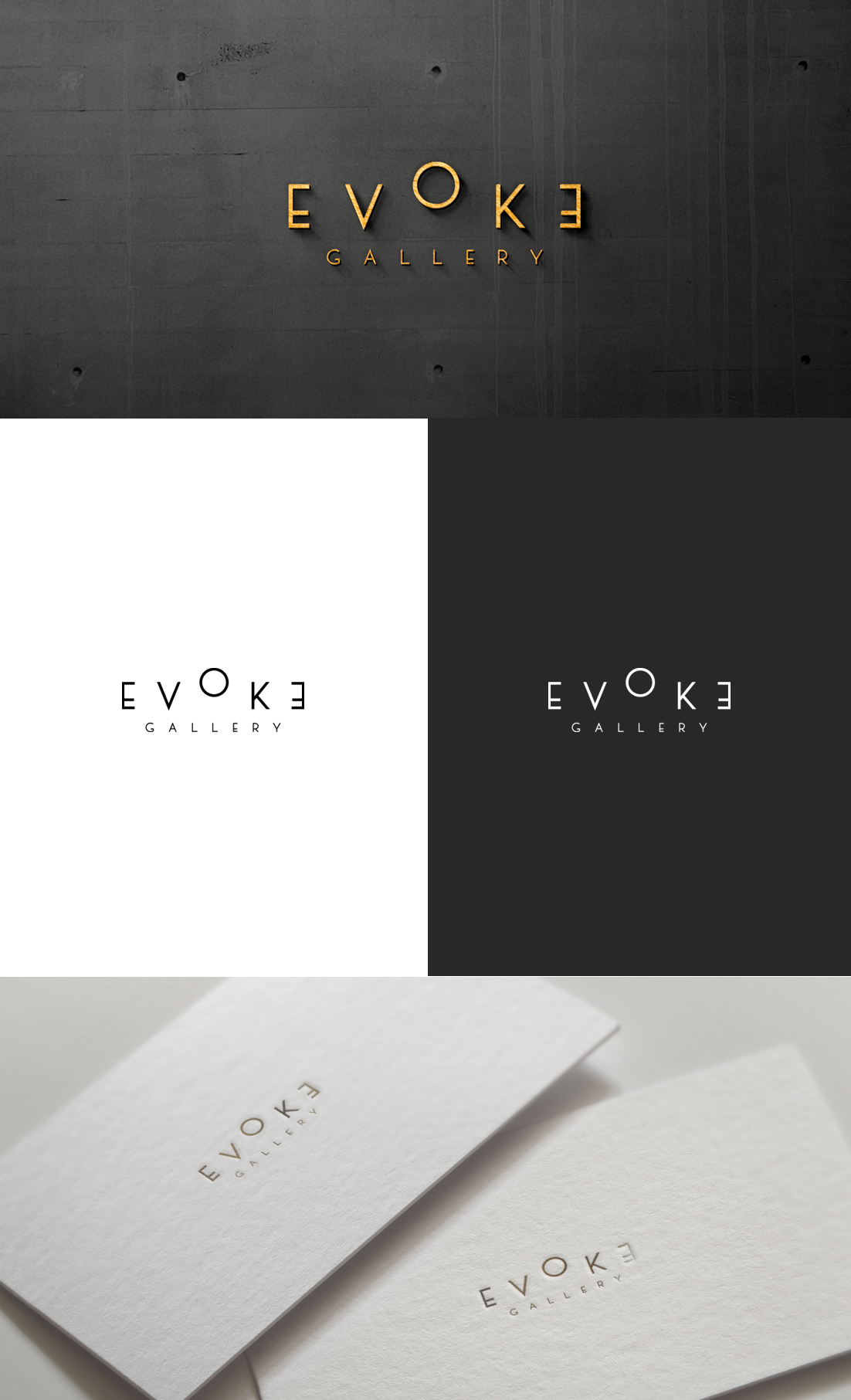 Logo Design by GLDesigns for Evoke Art Gallery | Design #28746778