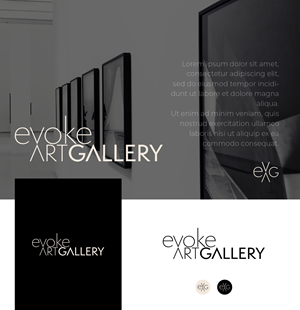 Diseño de Logo por sez_inn para Evoke Art Gallery | Diseño #28767367
