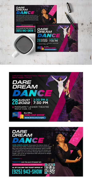 DARE DREAM DANCE | Postkarten-Design von ZeneFashions