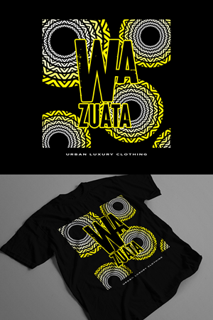 Wa'Zuata - Luxury Urban Tshirt design | T-shirt Design by Drawingbook