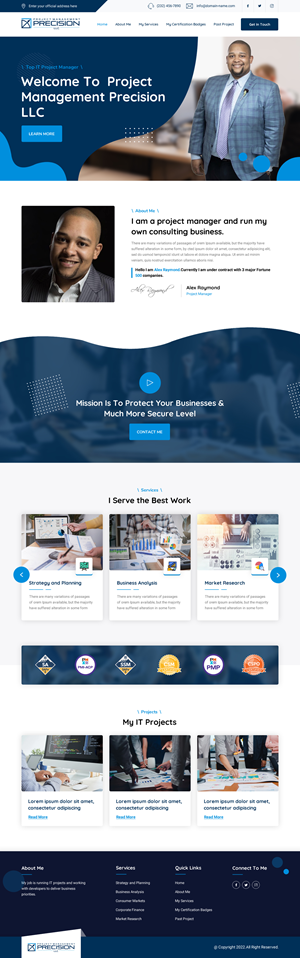 Web Design by Sujit Banerjee for this project | Design #28759067