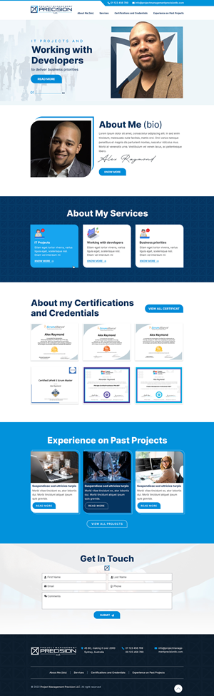 Web Design by sai.designer87 for this project | Design #28760957