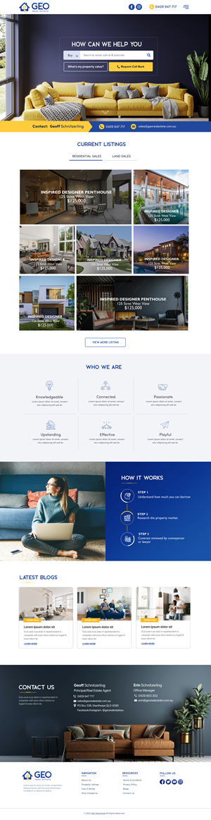 Diseño Web por Blue Sparrow para este proyecto | Diseño: #28754162