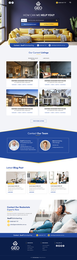 Web-Design von Blue Sparrow für dieses Projekt | Design: #28754669