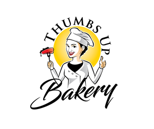 Diseño de Logo por LogoPoko para Thumbs Up Bakery | Diseño: #28755990