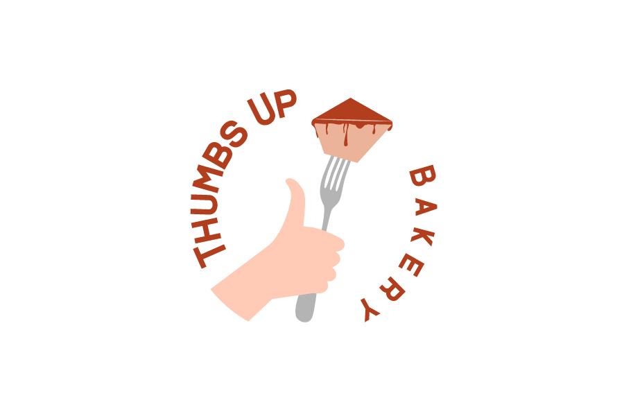 Logo Design by 3dwOrX for Thumbs Up Bakery | Design #28756785