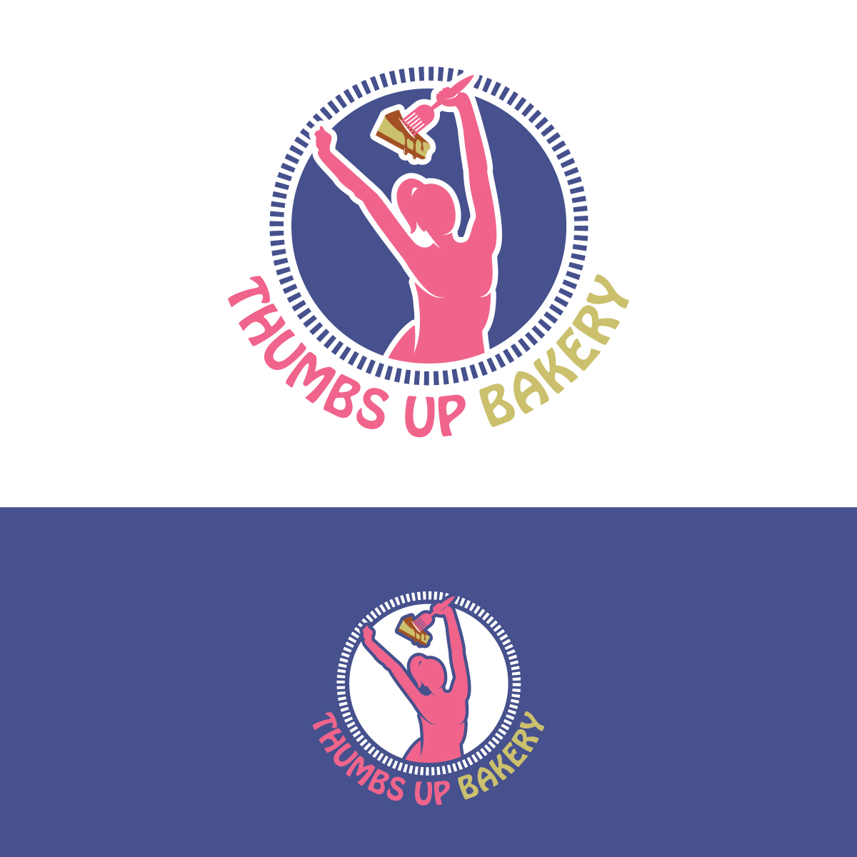 Logo Design by brand maker for Thumbs Up Bakery | Design #28753439
