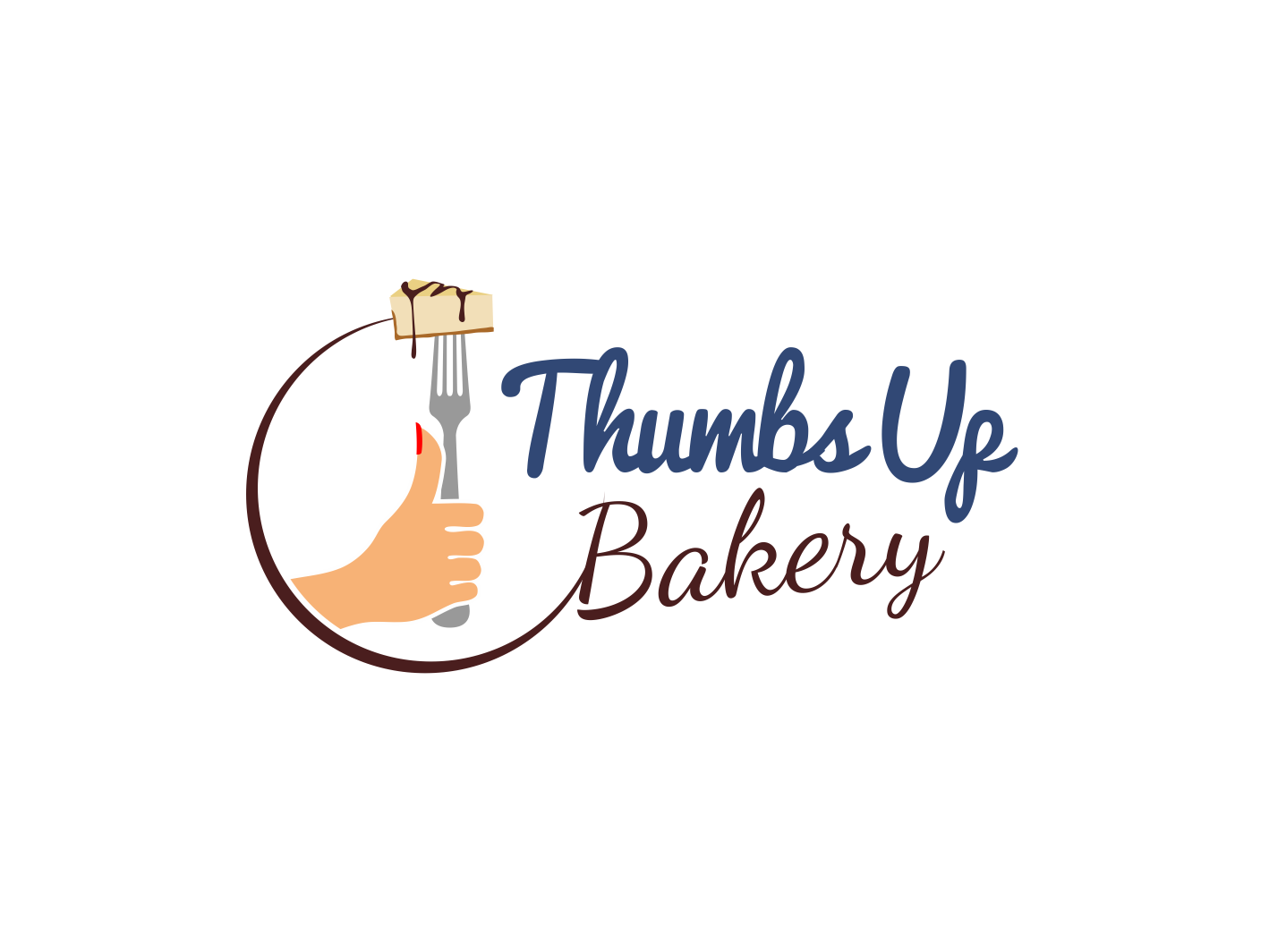 Logo Design by BNdesigner for Thumbs Up Bakery | Design #28763801