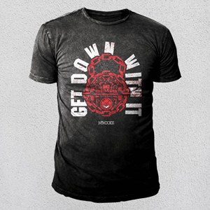 “GET DOWN WITH IT” T-Shirt Design | T-shirt Design by Rheanza